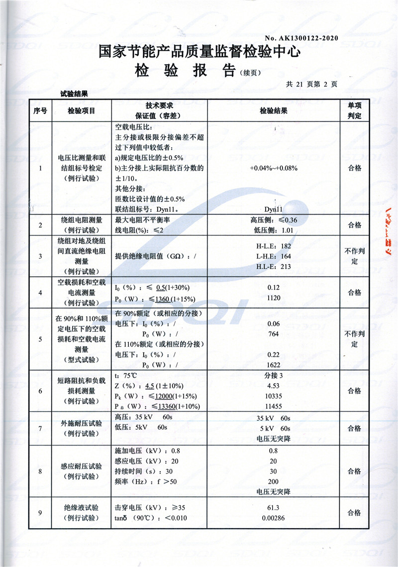 高低压试验报告-S11-1250惠山惠山惠山油浸式变压器-2.jpg